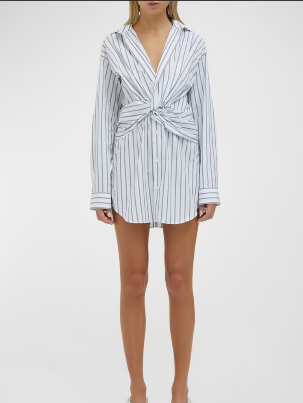 Christopher Esber
Tempest Twist Striped Mini Shirtdress AU8/US4/SM